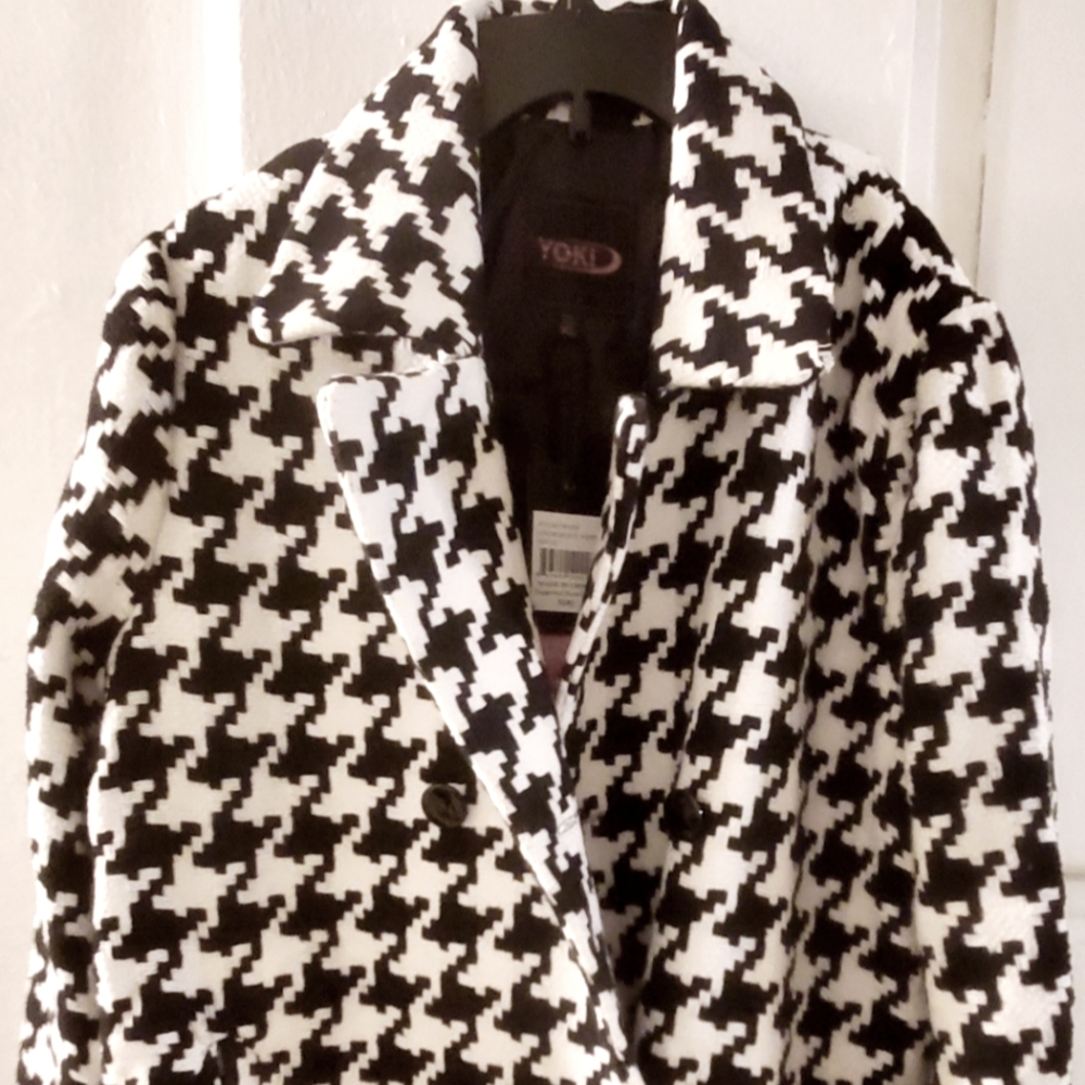 Houndsnooth Double Breasted Coat